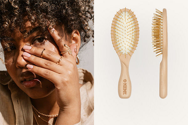 The Gold-Pinned Hairbrush by Kent Brushes I The Newest Innovation