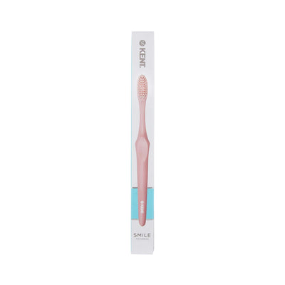 SMILE Super Soft Silver Infused Toothbrush in Pink - KO-04