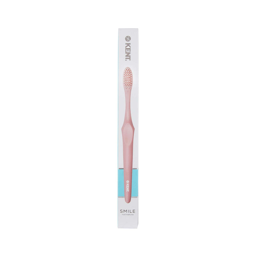 SMILE Super Soft Silver Infused Toothbrush in Pink - KO-04