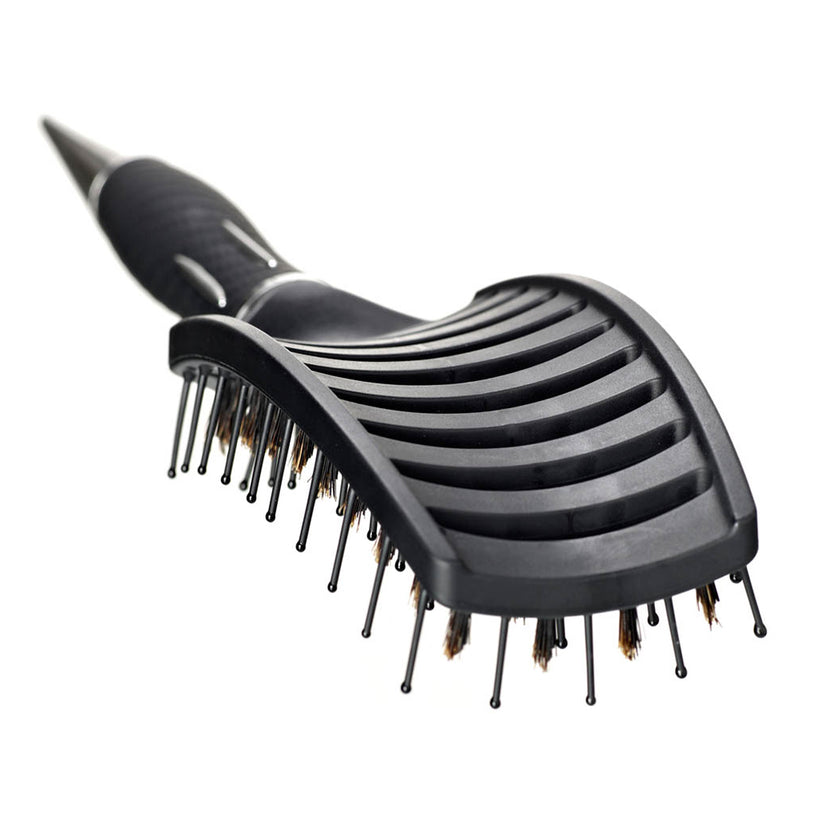 Curved Vent Hairbrush - KS02