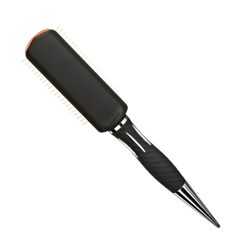 7 Row Rubber Pad Hairbrush - KS09