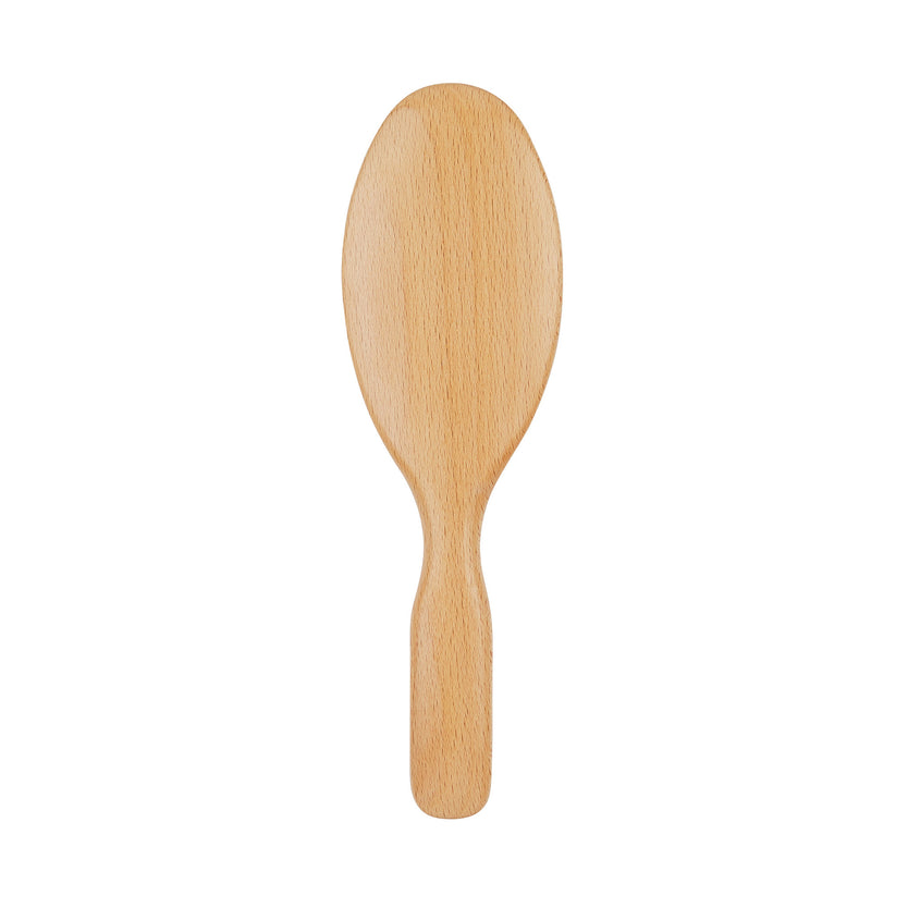 V07 - Large Cushion Vegan Bristle Hairbrush Back View - LR