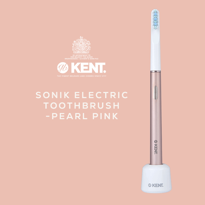 Kent Oral Care Electric Toothbrush in Graphite And Pearl Pink