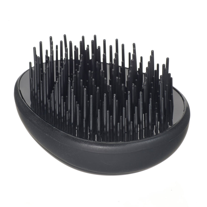 Pebble Detangling Brush in Matt Black - PMB