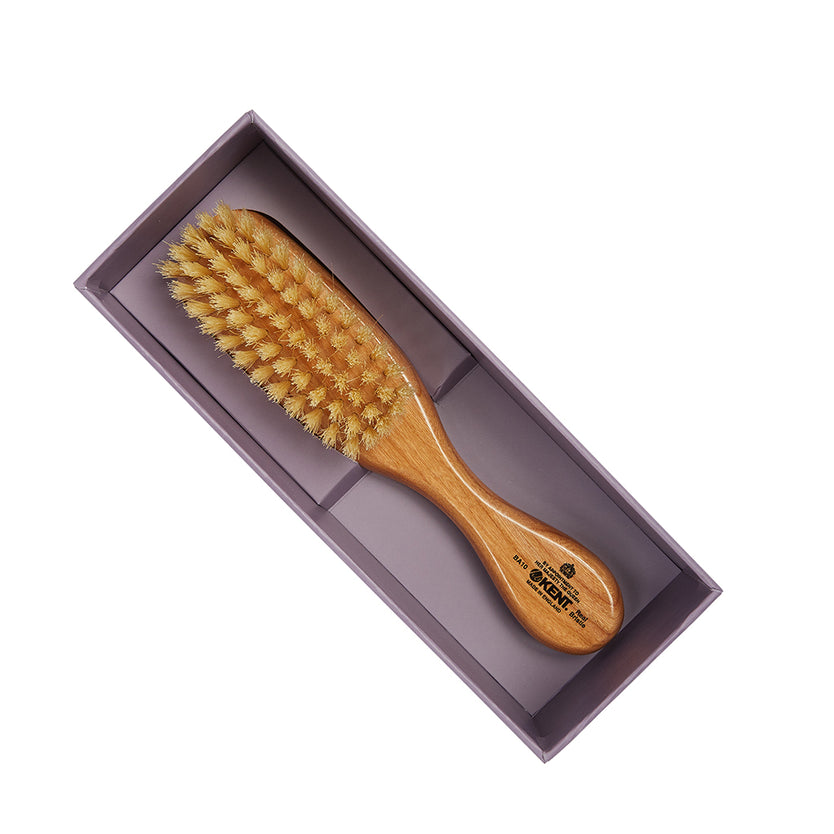 Finest Soft Pure White Bristle Cherrywood Baby Brush - BA10