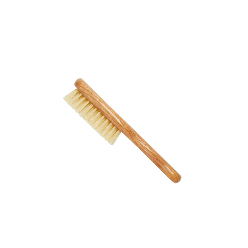 Finest Soft Pure White Bristle Cherrywood Baby Brush - BA10
