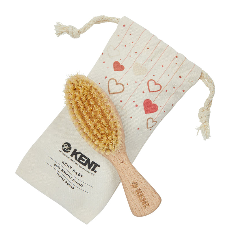 Kent Brushes Baby Brush with Travel Bag