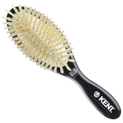Classic Shine Medium Soft White Pure Bristle Hairbrush - CSGM