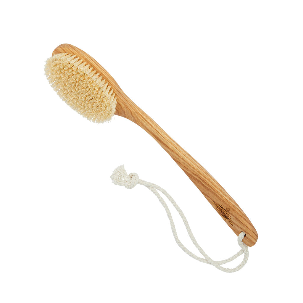 Luxury Ash Pure White Bath Brush FD10 Kent Brushes