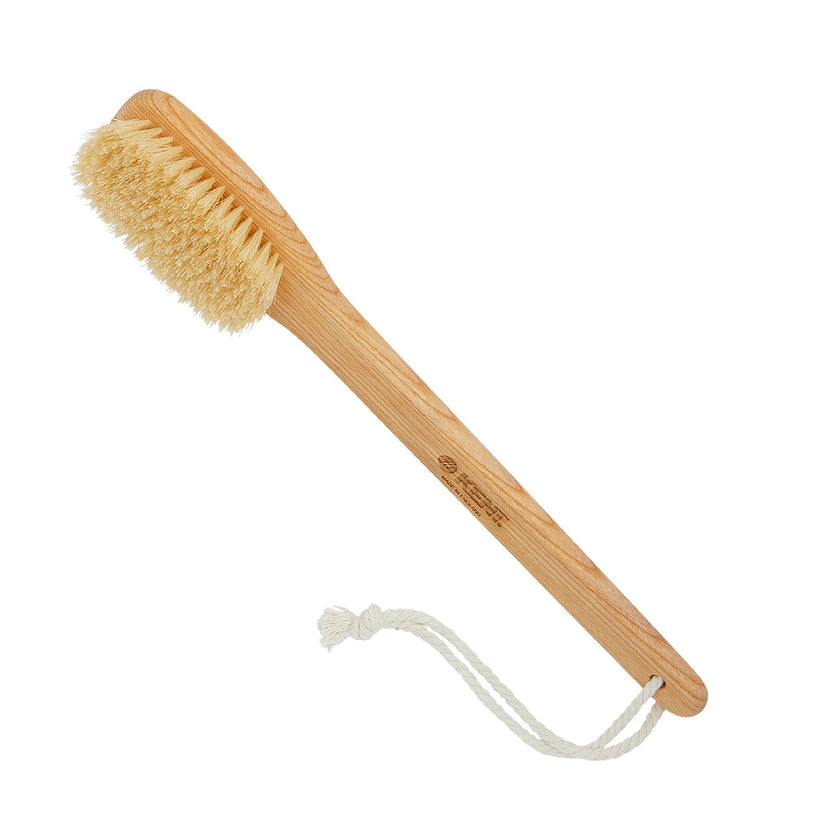 Ash Pure White Bristle Bath Bat with Fixed Head - FD5