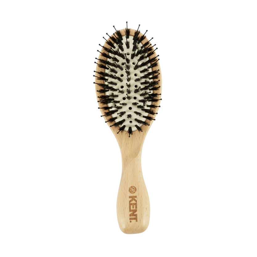 Pure Flow Vented Oval Cushion Bristle Nylon Mix Hairbrush - LPF1