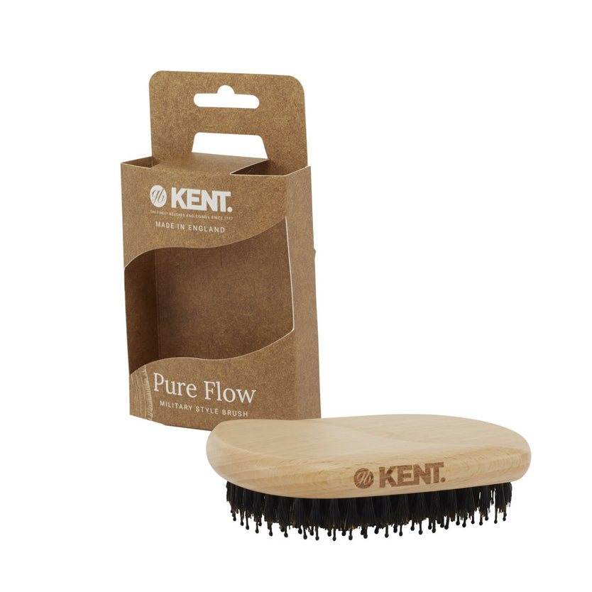 Pure Flow Bristle Nylon Mix Military Style Brush - LPF3