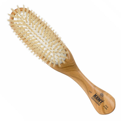 Ladies Finest Cherrywood Pure White Bristle Cushioned Narrow Brush - LC2