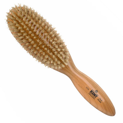 Ladies Finest Cherrywood Pure White Bristle Oval Brush - LC4