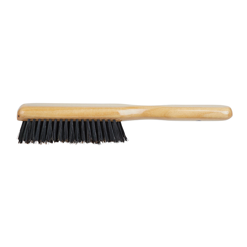 Handmade Satinwood Pure Black Bristle Hairbrush - LHS22T