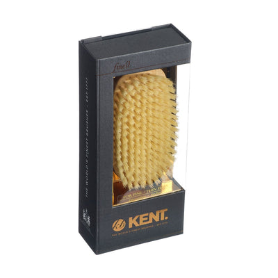 Mens Finest Satinwood Pure Soft White Bristle Rectangular Brush - MS23D