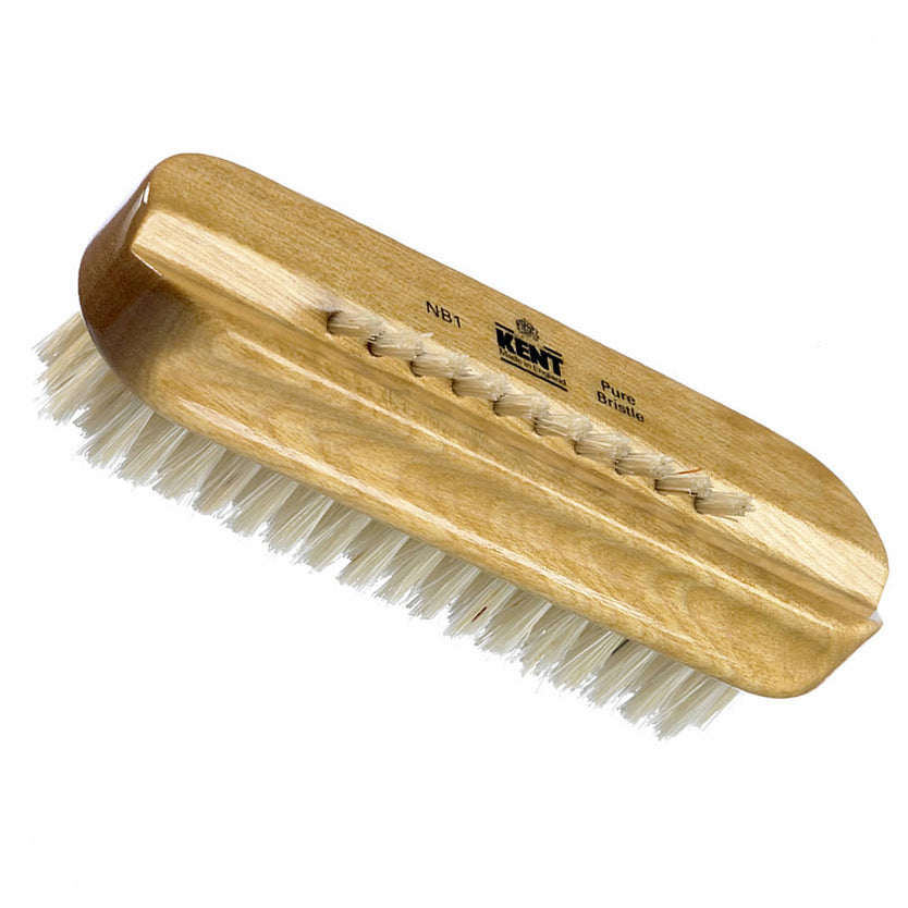 Satinwood Pure White Bristle Extra Row Nail Brush - NB1