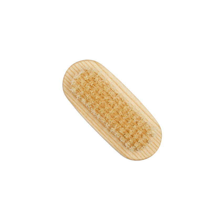 NB3 Ash Pure White Bristle Extra Row Nail Brush - Bottom LR