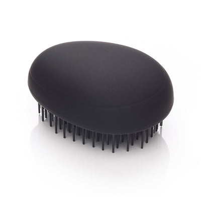 Pebble Detangling Brush in Matt Black - PMB