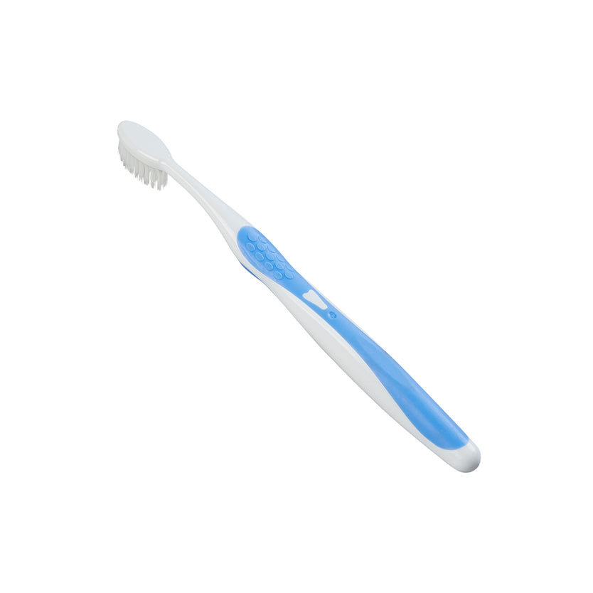 Silver-infused Medium Toothbrush in Blue - TSIL REFRESH SB