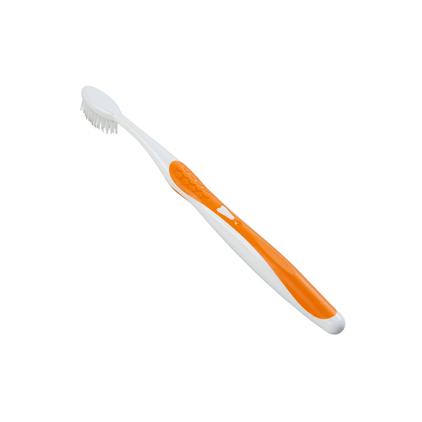 Silver-infused Medium Toothbrush in Orange - TSIL REFRESH SO