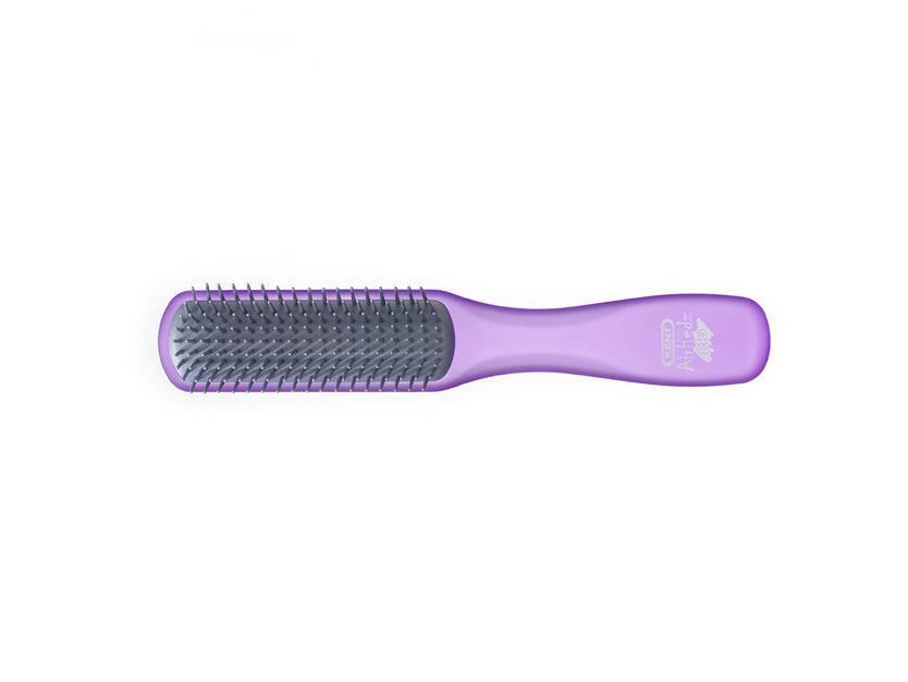 AirHedz Glo Narrow Detangling Brush in Purple - AHGLO02 PURP