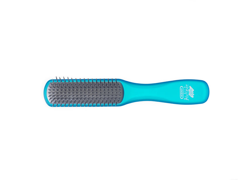 AirHedz Glo Narrow Detangling Brush in Blue - AHGLO02 BLUE