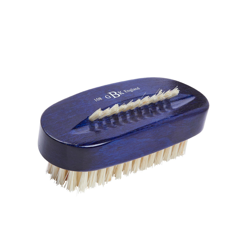 Nail Brush in Blue Stained Wood - ART 8S NAVY