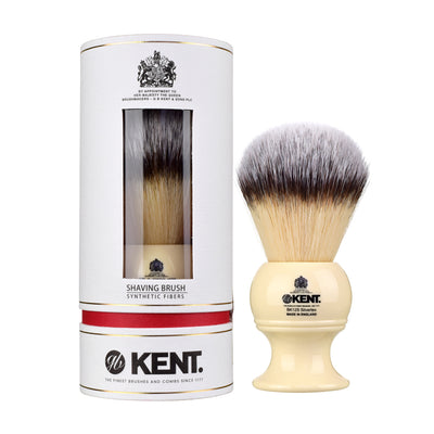 Extra Large Synthetic Ivory White Shaving Brush - BK12S