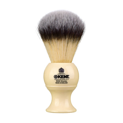 Large Synthetic Ivory White Shaving Brush - BK8S