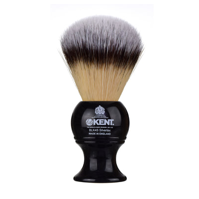 Medium Synthetic Black Shaving Brush - BLK4S