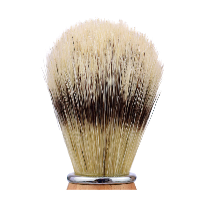 Small Wooden Socket Badger Effect Bristle Shaving Brush - VS80