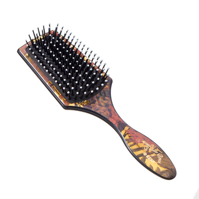 Small Floral Cushioned Paddle Brush - LPB2 FLORAL