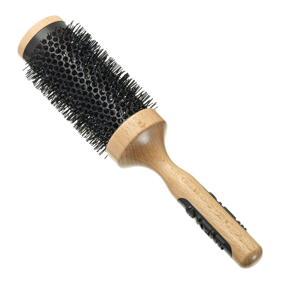 Dry Brush Ceramic Round Brush For Fine Hair Curling 56mm Ceramic