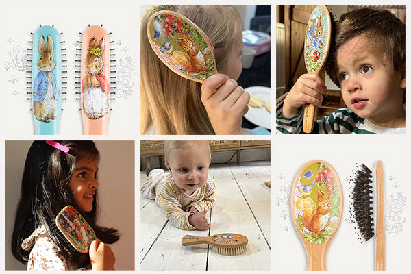 How to Care, Brush and Style Children’s Hair Using the Kent Brushes x Official Peter Rabbit ™ Hairbrush Collection