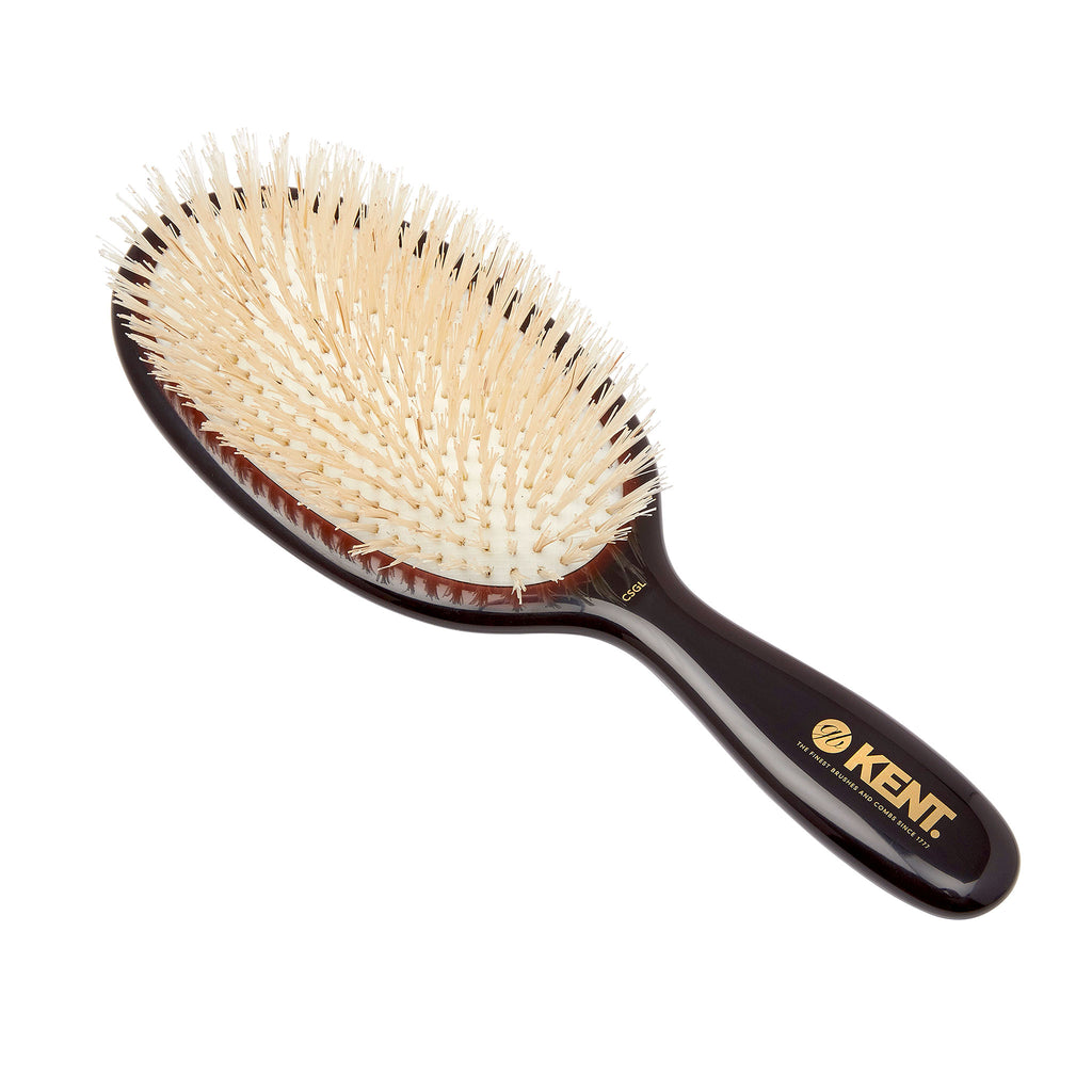 Classic Shine Large Soft Pure Bristle Hairbrush CSGL