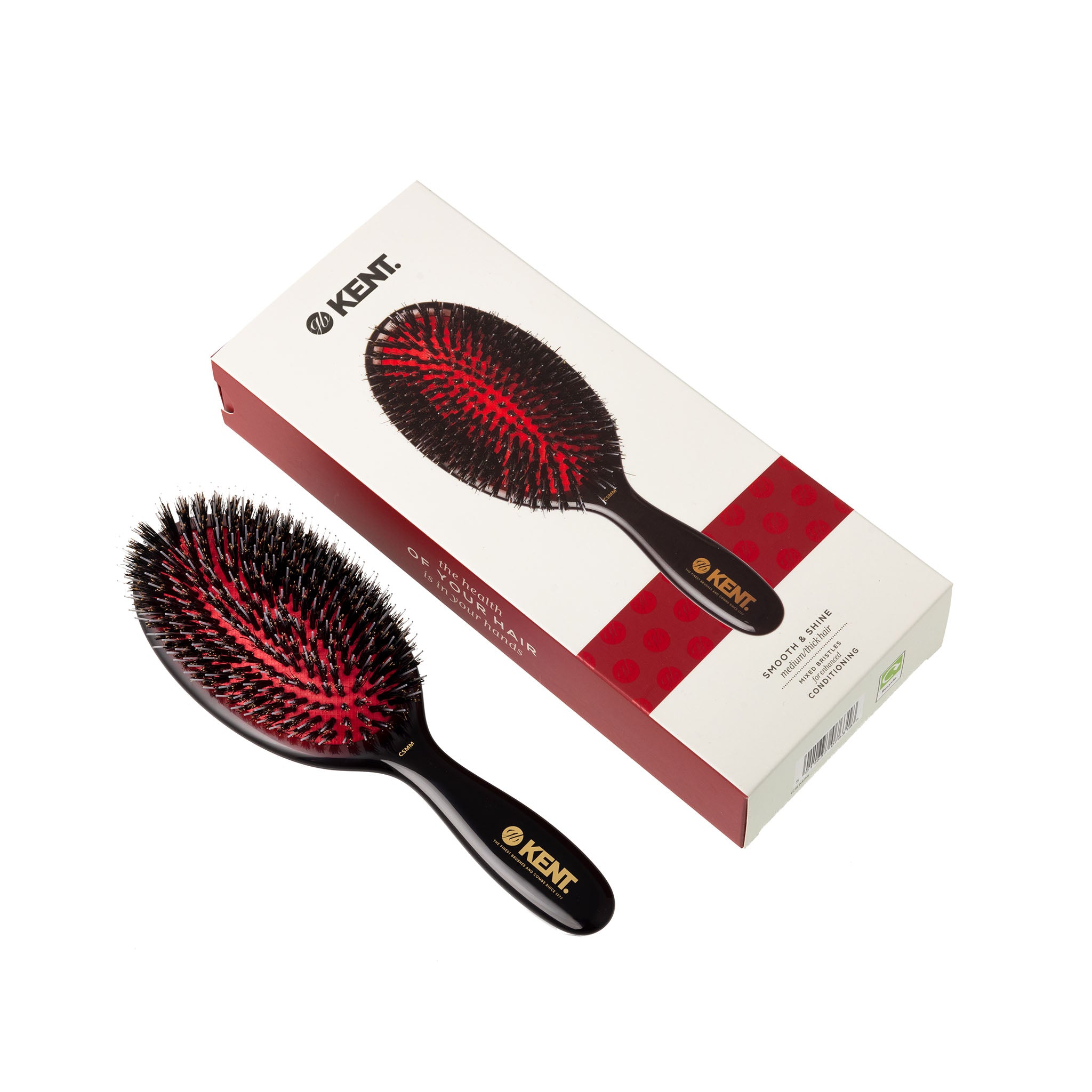 Medium Mixed Bristle Hairbrush - CSMM | Kent Brushes