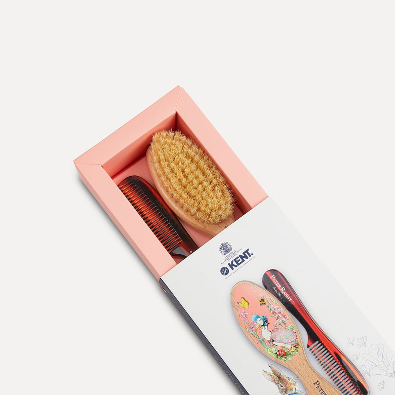 Jemima Puddle-Duck™ baby brush and comb set in official gift packaging 4