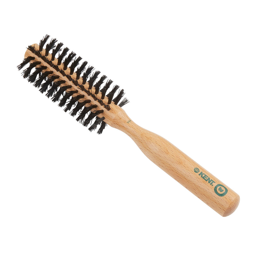 V04 - 45mm Vegan Bristle Round Brush Front Slant View - LR