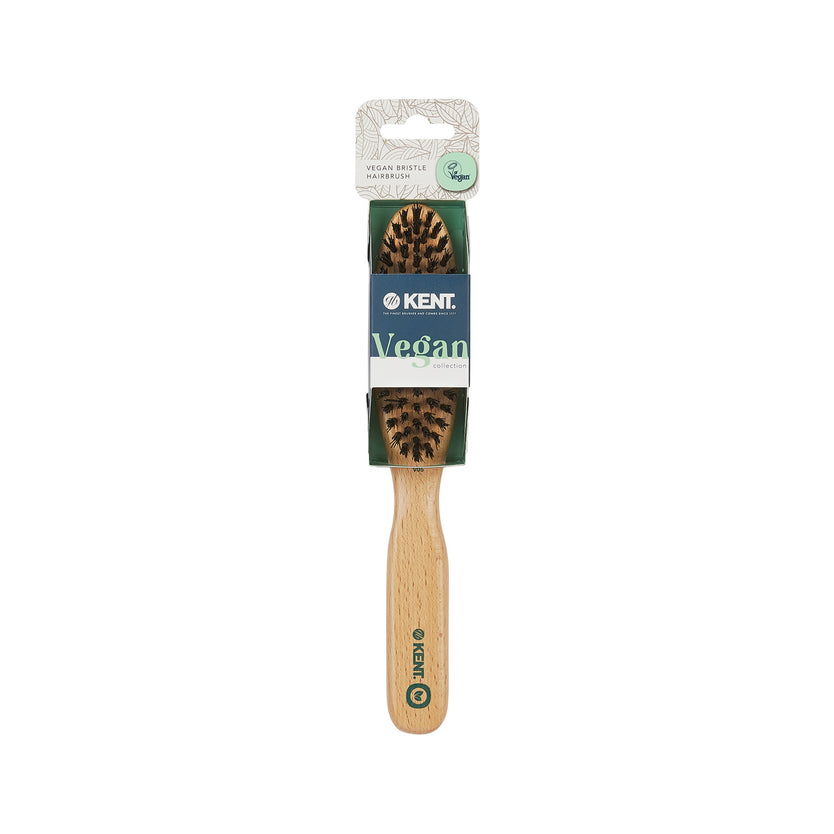 V05 - Narrow Oval Vegan Bristle Hairbrush Packaging - LR