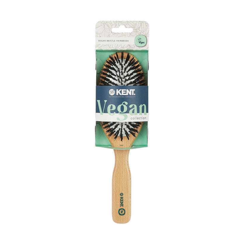 V07 - Large Cushion Vegan Bristle Hairbrush Packaging - LR