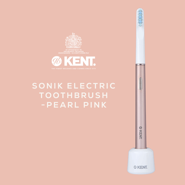 Kent Oral Care Electric Toothbrush in Graphite And Pearl Pink 