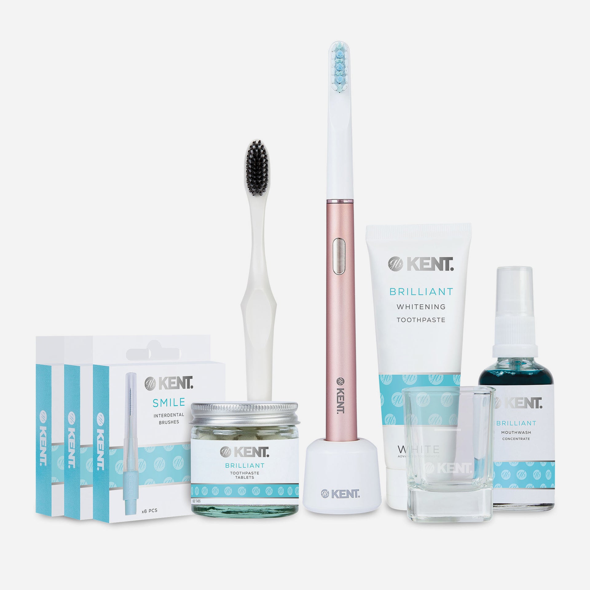 Kent Oral Care Starter Kit Featuring The Sonik Toothbrush And Additional Products 