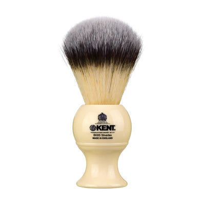 Large Synthetic Ivory White Shaving Brush - BK8SL