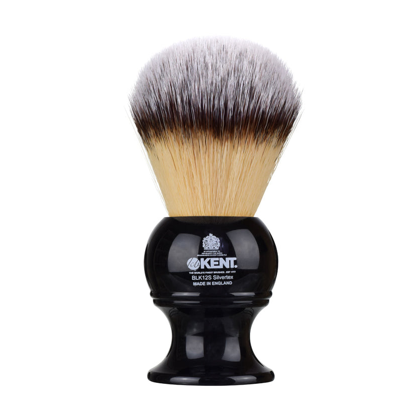 Extra Large Synthetic Black Shaving Brush - BLK12SL