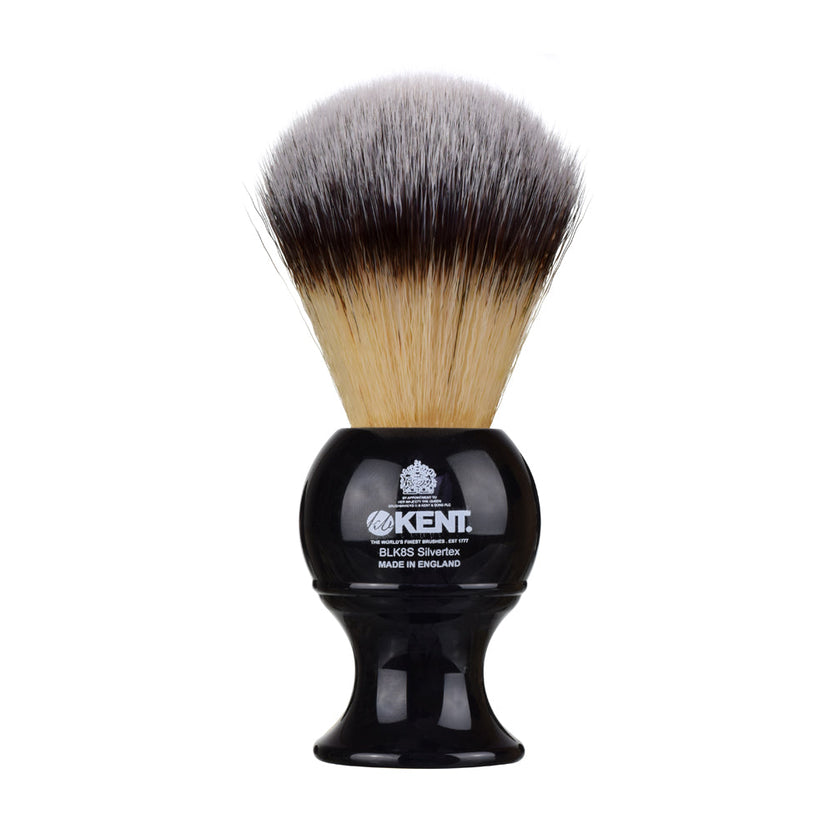 Large Synthetic Black Shaving Brush - BLK8SL
