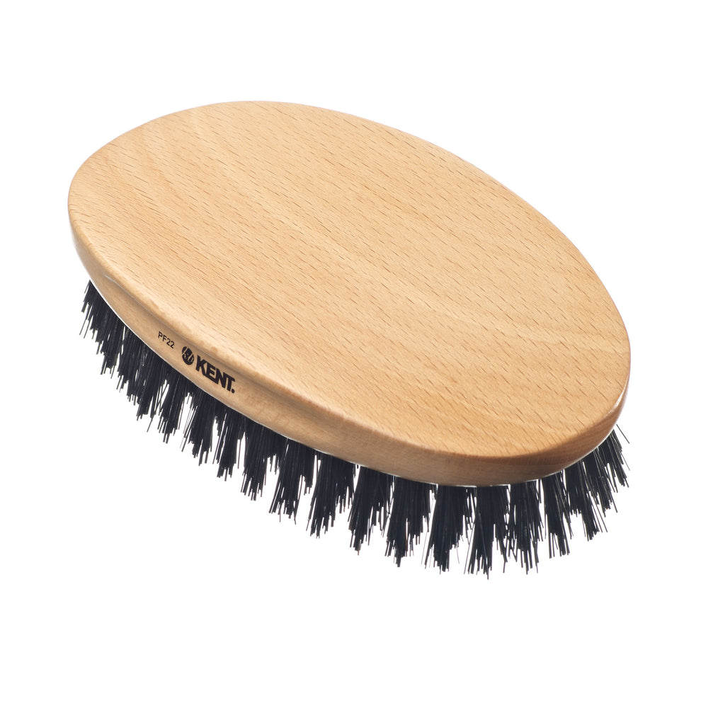 Perfect Grooming Bristle Nylon Mix Military Style Brush PF22