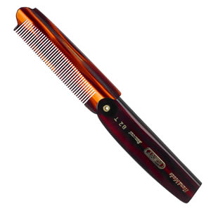 Kent Brushes Handmade 190mm Folding Comb Fine Hair A 82t