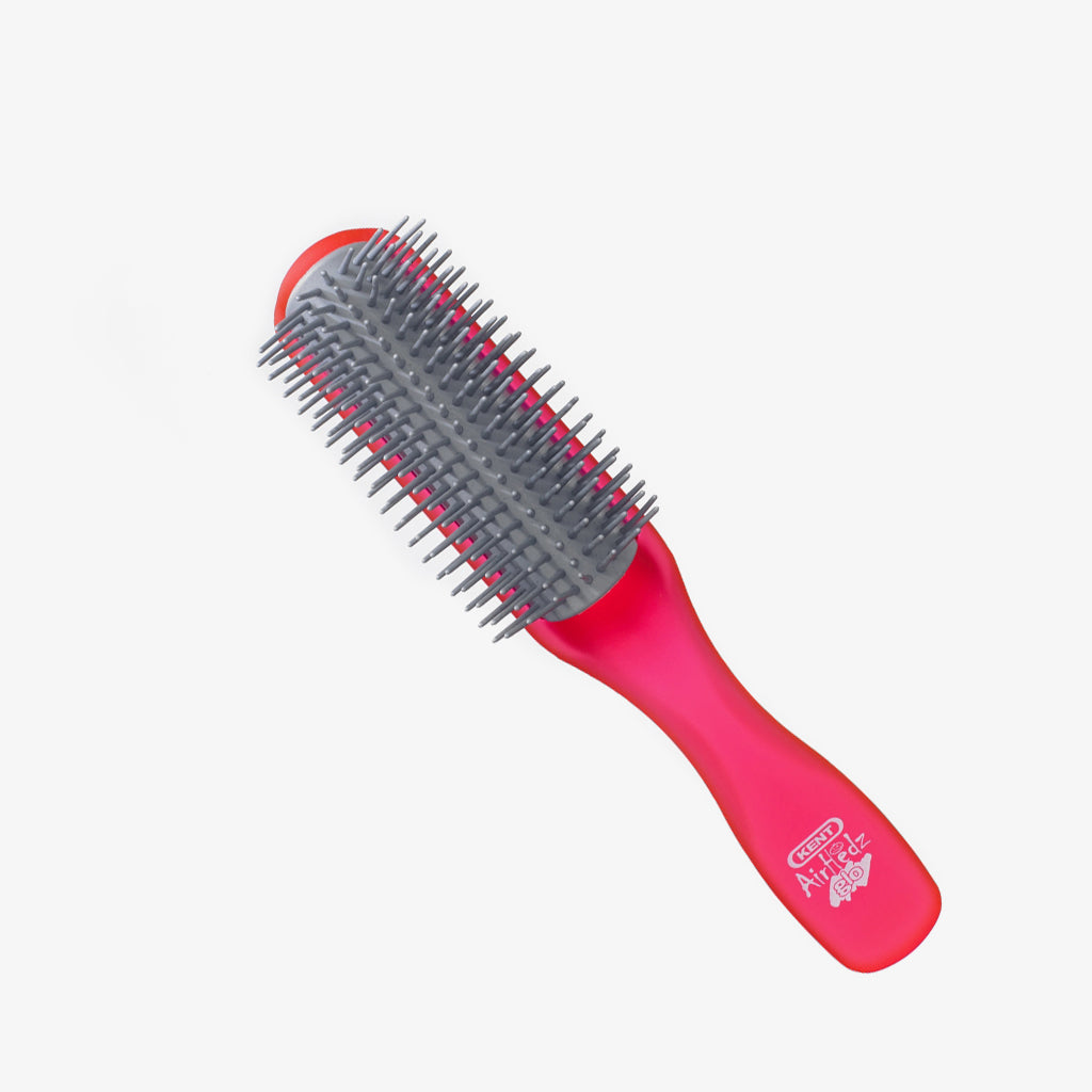 AirHedz Glo Half Round Detangling Brush AHGLO01 STRAW