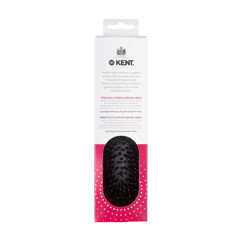 2-in-1 Hairbrush with Perfume Pads - ALLURE